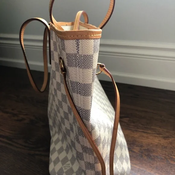 Louis Vuitton Neverfull Damier Azur MM - Picture 7 of 11